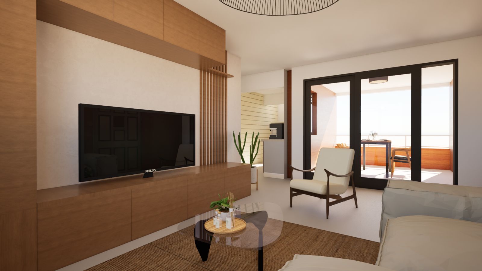 Résidence ITHACA — perspective d'un logement T4